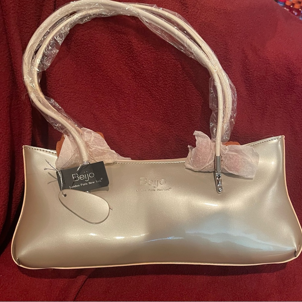 Beijo Cream and Pink Women's Bag